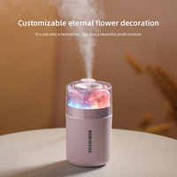 Humidificateur USB Mini Transfrontalier 2026 avec Lumière LED Colorée, Grande Sortie de Brume, Hydratant Portable pour Chambre et Bureau à Domicile