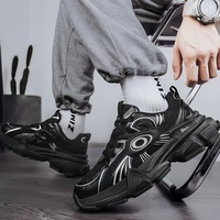 Chaussures de sport respirantes en gros pour hommes – Baskets épaisses de créateur, chaussures de marche tendance, chaussures de sport décontractées de luxe pour hommes