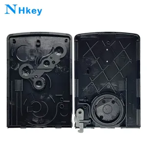 Coque de clé de remplacement noire NH avec <span class=keywords><strong>logo</strong></span> pour <span class=keywords><strong>Clio</strong></span> IV Captur 2009-2017 Megane 3 Koleos <span class=keywords><strong>4</strong></span> boutons - Product Image 2