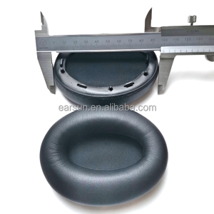 Oreillettes de protéines de remplacement en cuir respirant de haute qualité Earsun pour casque supra-auriculaire <span class=keywords><strong>WH</strong></span>-<span class=keywords><strong>1000XM3</strong></span> <span class=keywords><strong>Sony</strong></span> - Product Image 6