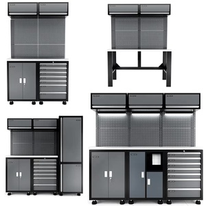 Armoire à outils combinée chariot à outils mobile établi robuste de type tiroir armoire de pièces d'entretien de réparation automatique multifonction