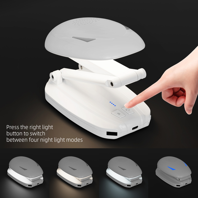 Unique Design Led Table Lamp With Bluetooth Speaker 6000mAh Powerbank Speaker Mobile Charge