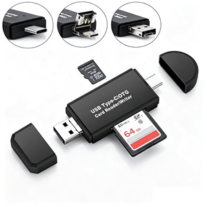 Lector de Tarjetas USB 3.0 Multi Tipo C al por Mayor, Lector y Grabador de Tarjetas <span class=keywords><strong>SD</strong></span> TF Inteligente para Teléfono Móvil, PC, Accesorios para Laptop - Product Image 1