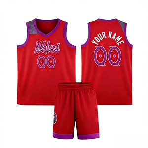 Ensemble de maillots personnalisés des <span class=keywords><strong>Timberwolves</strong></span> du Minnesota, impression par sublimation, maille respirante, uniforme sportif pour hommes, vêtements de basketball personnalisés - Product Image 2