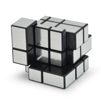 MOYU – Cube miroir 3x3x3 Magic Speed Cube, autocollants argent or, Puzzle professionnel