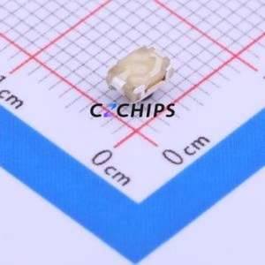 PTS820J25MSMTRLFS Tactile Switch SMD Switch Single Pole Single Throw Round Button 1.6N Vertical Mount - Product Image 2