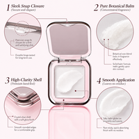 Baume de parfum solide écologique à marque privée, gel parfumé longue durée, emballage compact personnalisé pour femmes et hommes, OEM