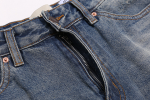 Top qualité lourd 100% coton nouveau short en Denim lavé en détresse avec couteau coupe gland décontracté Denim Shorts pour hommes - Product Image 5