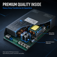 ZGQNYI QYL-2500-72 2500W 72V 34.7A 220VAC Alimentation à découpage AC/DC à tension et courant constants réglables pour chargeur de batterie intensif