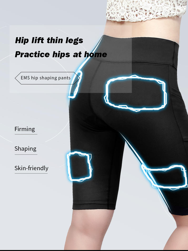Home Gym Exercise Electric Stimulation Ems Training  Buttock lifting Gym Shorts Ems Pants Body Sculpting with Energy Box