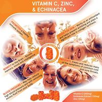 Gummies Énergétiques à la Vitamine C OEM, Complément VC Quotidien, 60 Gummies