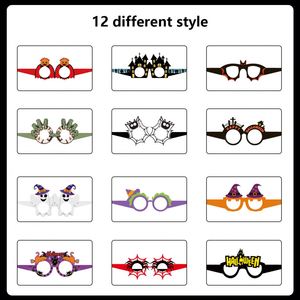 Divertidos Adornos de Halloween, Juego de 12 Gafas de Papel Animadas para Niños - Product Image 3