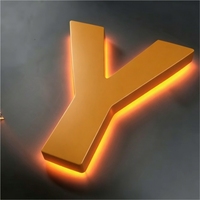 Lettres en relief LED personnalisées rétroéclairées pour les entreprises, les bureaux, les bâtiments, les hôtels, les magasins - Décoration publicitaire étanche IP65