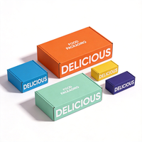 Boîte à donuts personnalisée imprimée numériquement, verte, production en 72h, emballage alimentaire recyclable de qualité alimentaire