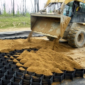 شبكة جيوسيل بلاستيكية من ماركة ROAD مصنوعة من البولي إيثيلين عالي الكثافة لتثبيت الأساسات والطرق والحصى - Product Image 4