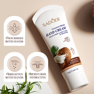 Crème Main et Pieds OEM en Gros SADOER au Beurre de Karité et Coco Pêche Blanchissante <span class=keywords><strong>Hydratante</strong></span> et Nourrissante - Product Image 4