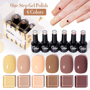 <span class=keywords><strong>Kit</strong></span> de vernis à ongles en gel RS Nail 6 couleurs en une seule étape, vernis à ongles en gel cristal, gel UV <span class=keywords><strong>semi</strong></span>-<span class=keywords><strong>permanent</strong></span>, vernis à ongles en gel à étiquette privée - Product Image 1