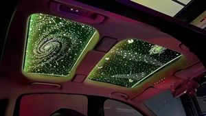Toit ouvrant panoramique en verre automatique en gros d'usine avec LED film étoile intérieur accessoires de voiture électroluminescents - Product Image 3