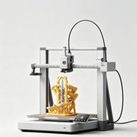 Imprimante 3D FDM Bambu Lab A2L Combo avec alimentation automatique AMS, taille d'impression 330 x 320 x 335 mm, machine d'impression de bureau fermée haute vitesse
