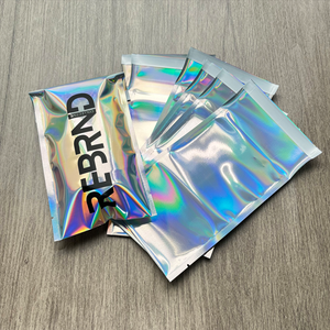Wholesale Custom Logo Holographic Poly Mailer Bags Shiny Laser Foil Self Seal Waterproof Plastic Shipping Pouches - Product Image 6