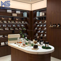 Étagère de présentation de parfums MS Fragrance Store, armoire murale rétroéclairée par LED, vitrine de parfums pour boutique de détail, boutique de beauté, hôtel, sur mesure