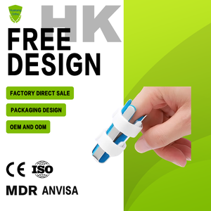 Chất lượng cao Class I chỉnh hình nẹp nhôm hợp kim ngón tay cố định cú đúp cho gãy xương phục hồi chức năng tập thể dục - Product Image 1
