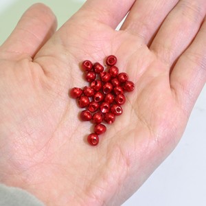 Perles de pêche Jig Off 1,5-6,4 mm en <span class=keywords><strong>tungstène</strong></span> rouge sang métallique <span class=keywords><strong>pour</strong></span> la pêche à la mouche, accessoires de leurre <span class=keywords><strong>pour</strong></span> lac - Product Image 6