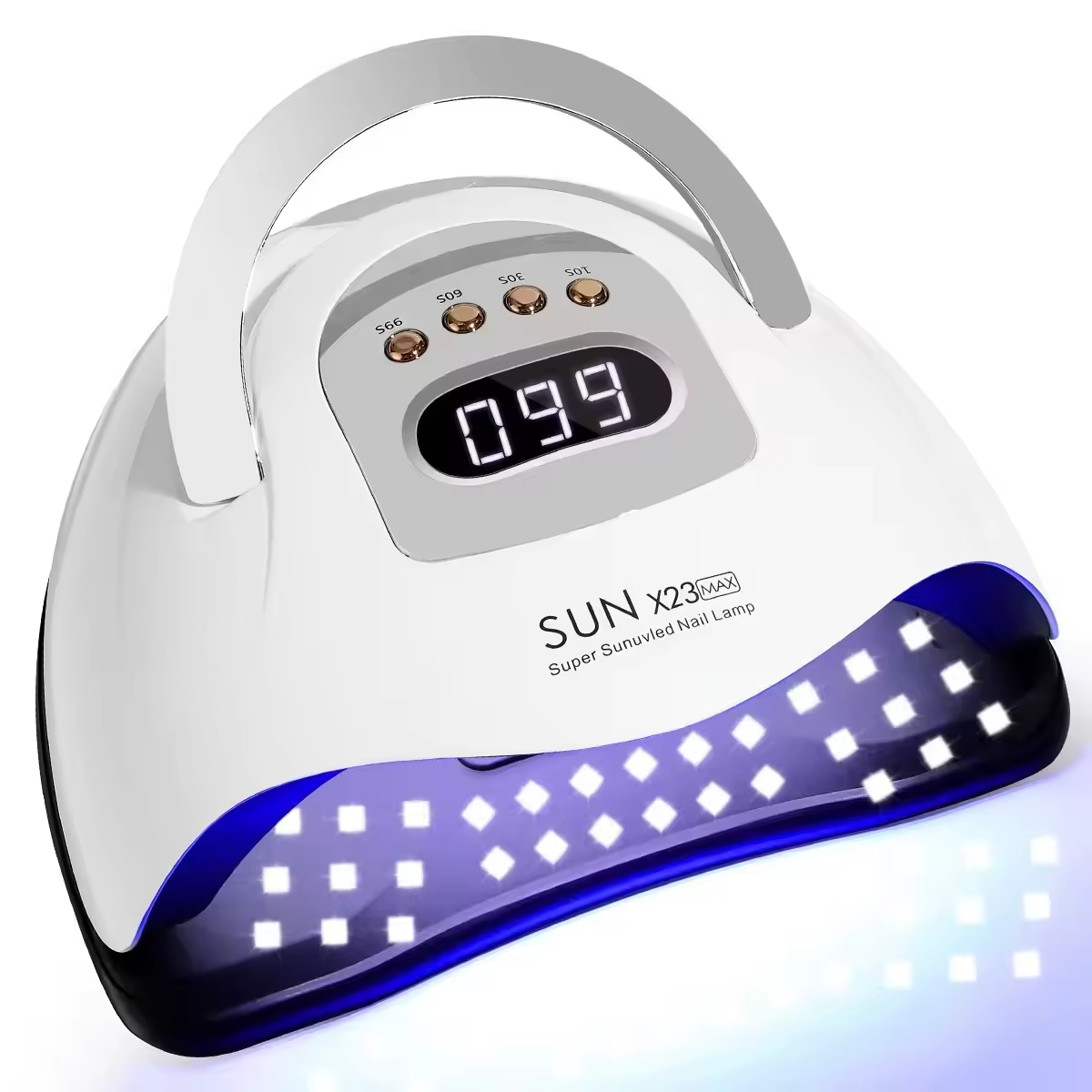 サンX23 MAXプロフェッショナルUV LEDネイルランプドライヤーマシン