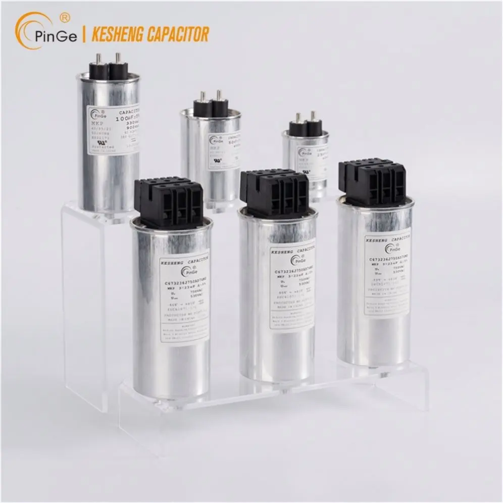 Capacitor 3 fase para o condensador de correção de fator de potência
