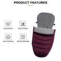 Sac de couchage pliable en polyester personnalisé pour bébé, vente en gros, hiver, premium, pour poussette