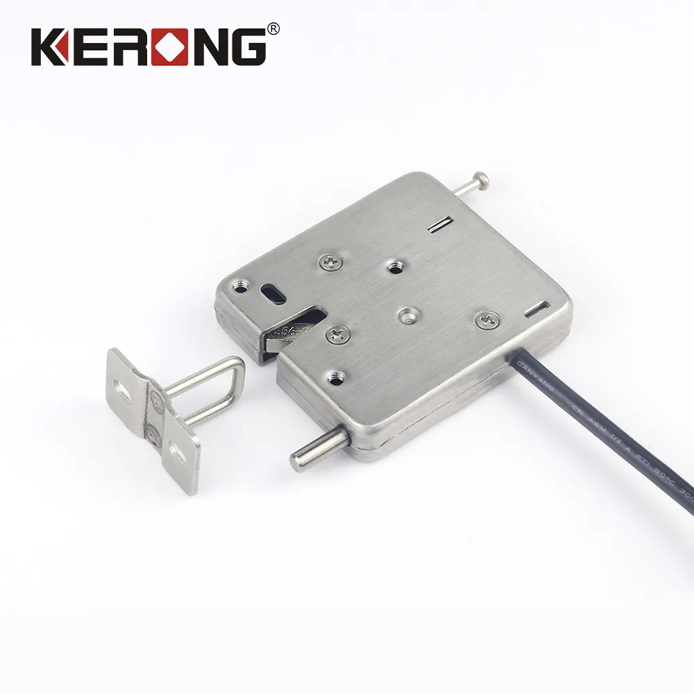 KERONG 24V Remote Control Latch Electrical Magnetic Lock Concealed Cabinet Drawer Locks