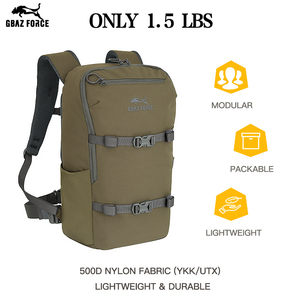 Zaino da caccia unisex GAF 500D in nylon 3L con telaio esterno, tasca per sacca idrica e chiusura a cerniera impermeabile per balestra/arco - Product Image 4