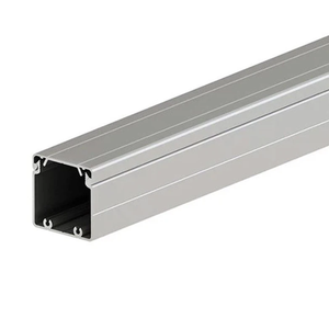 Profils d'extrusion en aluminium chanfreinés gris métallisé OEM/ODM fabriqués en alliage d'aluminium 6063-T5/T6 - Product Image 2