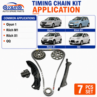 Kit Rantai Timing Mesin Ys Baru, Tensioner, Sprocket, Guide Pengganti Chery Riich M1 Cowin 1 Qiyun 1 QQ3 SQR371F 1.0L Garansi 12 Bulan