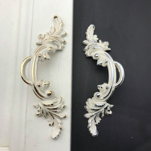 Poignée de meuble européenne en <span class=keywords><strong>zinc</strong></span>, bronze argenté <span class=keywords><strong>ancien</strong></span>, poignée de tiroir, poignées d'armoire - Product Image 5