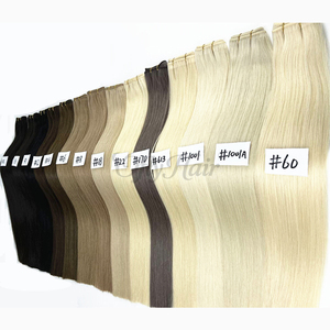 Lusso <span class=keywords><strong>capelli</strong></span> <span class=keywords><strong>veri</strong></span> umani <span class=keywords><strong>extension</strong></span> biondo Balayage colore sottile invisibile per la macchina trama <span class=keywords><strong>capelli</strong></span> russi <span class=keywords><strong>capelli</strong></span> - Product Image 3