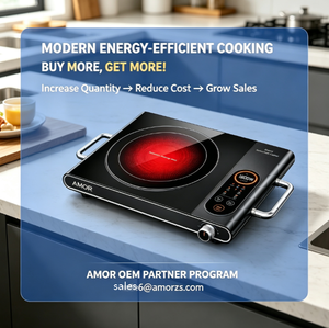 AMOR 2000W Infrared Cooktop Provides Attractive Free Unit Rewards for Long Term Big <strong>Volume</strong> Cooperative Global Trade - Product Image 3