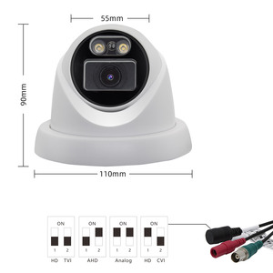 1080p <span class=keywords><strong>HD</strong></span> Analog kabel keamanan kubah kamera CCTV dalam ruangan/luar ruangan 20m <span class=keywords><strong>IR</strong></span> penglihatan malam 4-in-1 Tvi/Ahd/Cvi/Cvbs Sensor CMOS DVR - Product Image 3