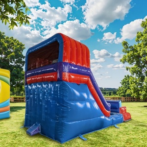 Thiết kế mới 3m * 5m thương mại ngoài trời trượt bơm hơi <span class=keywords><strong>bouncy</strong></span> trượt khô cho trẻ em thiết bị chơi nước bơm hơi - Product Image 5