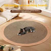 Tapis d'été rafraîchissant en coton pur tricoté pour chat, tapis de couchage, tapis de sol - Durable et résistant aux griffures, griffoir pour chat