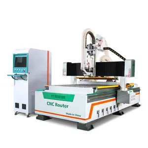 9.9kw cnc 1300*2500 cambio utensile automatico macchina per la lavorazione del legno con mandrino di raffreddamento ad acqua/aria per la personalizzazione del supporto di vendita