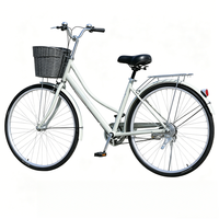 Bicicleta de Montaña para Mujer de 26 Pulgadas, Estilo Clásico, 21 Velocidades, Horquilla de Aleación de Aluminio, Frenos de Cable, Nueva, en Oferta