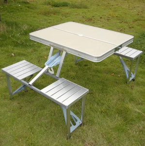 Ty <span class=keywords><strong>Camping</strong></span> <span class=keywords><strong>maleta</strong></span> plegable <span class=keywords><strong>mesa</strong></span> <span class=keywords><strong>de</strong></span> comedor <span class=keywords><strong>de</strong></span> picnic <span class=keywords><strong>de</strong></span> aluminio y juego <span class=keywords><strong>de</strong></span> sillas - Product Image 5