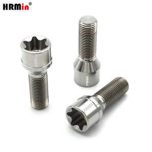 Vis de roue à tête conique <span class=keywords><strong>antivol</strong></span> en titane Ti-6Al-4V Gr.5, douille Torx, M14*1.25*28mm avec <span class=keywords><strong>clé</strong></span> en titane pour <span class=keywords><strong>BMW</strong></span>, état neuf - Product Image 2