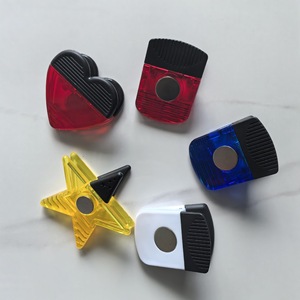 Bán buôn tùy chỉnh sao hình nam châm Nhựa Kẹp Giấy Chủ cho quà tặng khuyến mãi in logo <span class=keywords><strong>Clip</strong></span> - Product Image 5