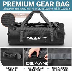 Échantillon gratuit : Sac étanche flottant à fermeture roll-top, sac de voyage personnalisé avec logo, sac pliable en PVC pour kayak et pêche - Product Image 3