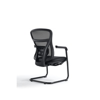 Chaise de bureau ergonomique JOHOOFURNITURE avec base cantilever, fabrication chinoise, idéale pour salle de conférence, coussin épais et confortable
