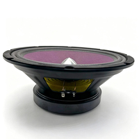 Haut-parleur de voiture 8 pouces à double bobine pour médiums, 100W RMS, enceinte passive pour panneau de porte de véhicule, amélioration sonore, basses stéréo auto