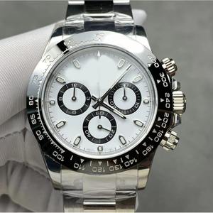 Reloj Mecánico para Hombre Drioshipping de Lujo Ligero, Acero Inoxidable 4131, 40 mm, Esfera sin Letras, Manecillas Luminosas, Cronógrafo - Product Image 1