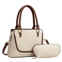 Sacs à main de luxe pour femmes à carreaux gaufrés, sacs fourre-tout grande capacité, sac bandoulière tendance avec pochette